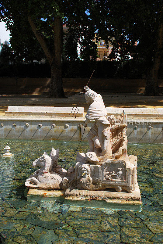 国王喷泉，Priego de Cordoba，西班牙。